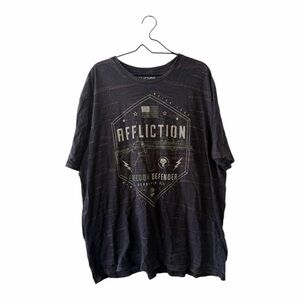 Affliction Black Green Camo Freedom Defender Graphic T Shirt Men’s Size 3XL Tee